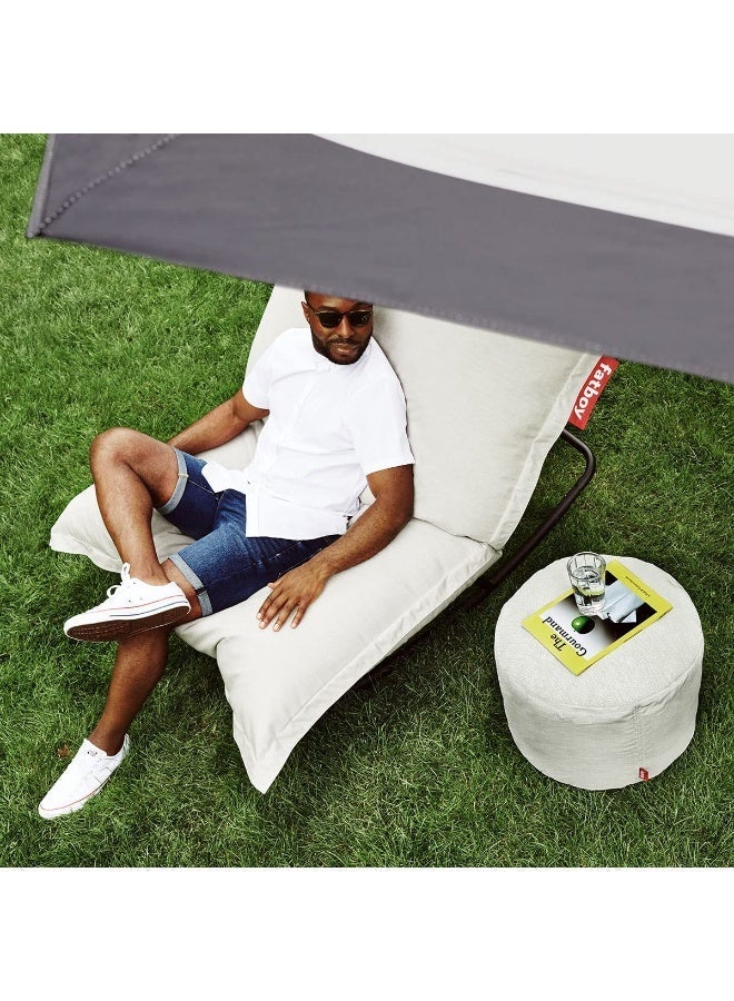 Fatboy Point Outdoor Pouf (Small) | Water and dirt-repellent | Stain-resistant | Designed for indoor and outdoor use | Special filling to guarantee extra comfort | 50×35 cm - Mist - Image 2